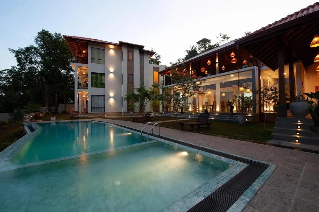 Raw real estate listing photo before AI enhancement